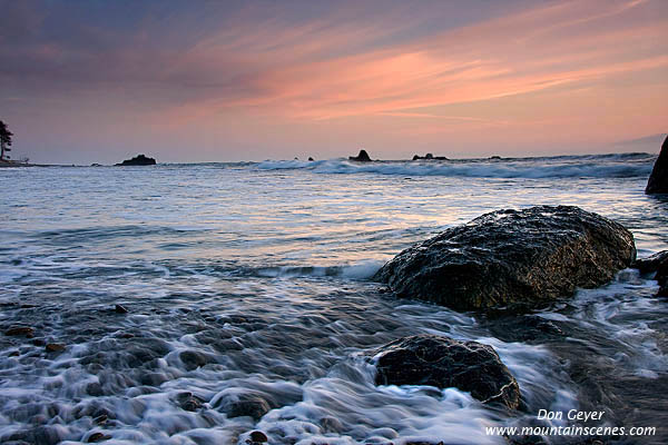 Image of Ruby Beach at Sunset