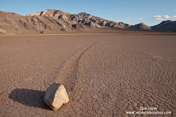 Image of sliding rock, The Racetrack, Death Valley