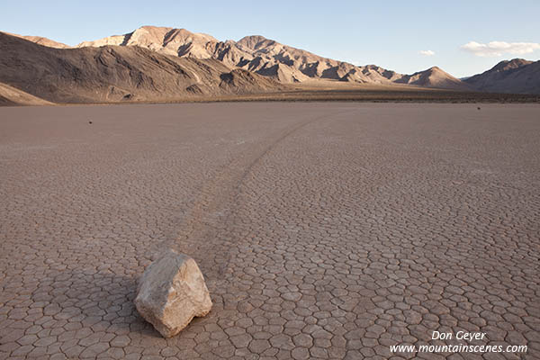 Image of The Racetrack, sliding rock, Death Valley