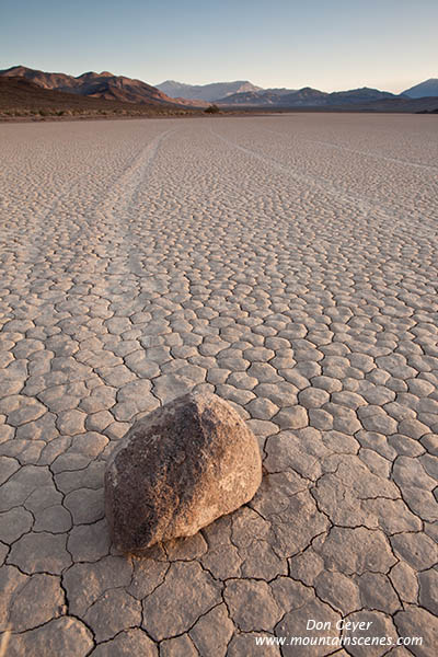 Image of The Racetrack, sliding rock, Death Valley