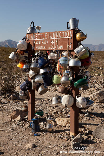 Image of Teakettle Junction, The Racetrack, Death Valley