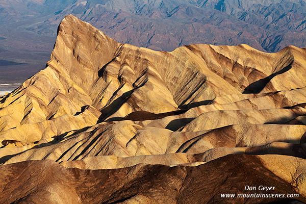 Image of Manly Peak from Zabriske Point, Death Valley