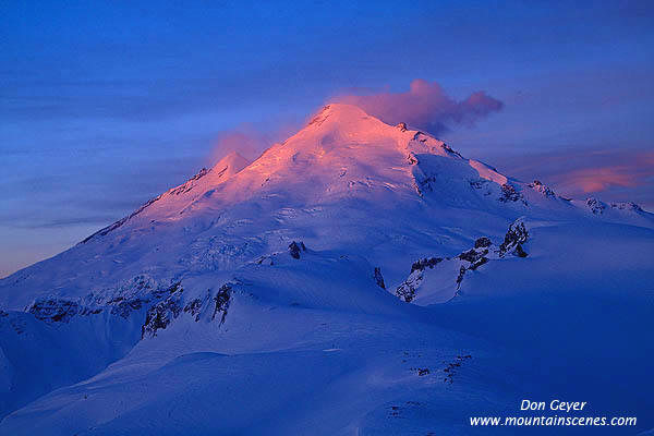 Image of Early light on Mount Baker