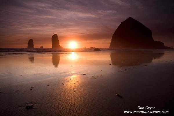 Image of Sunset at Canon Beach