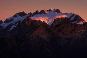 Image of Mount Olympus at sunset, Olympic National Park