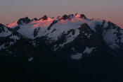 Image of Mount Olympus at Sunrise, Olympic National Park.