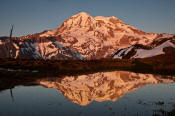 Image of Mount Rainier reflection at Sunset Park