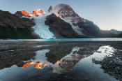 Image of Mount Robson reflection near Berg Lake