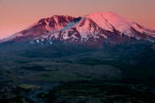 Image of Evening Light on Mount St. Helens, Johnstone Ridge