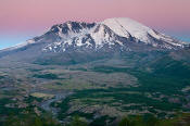 Image of Mount St. Helens at Dusk