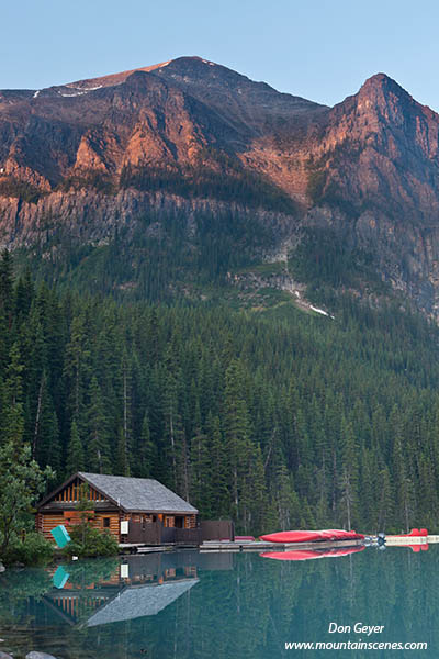 Image of Fairview Mountain above Lake Louise