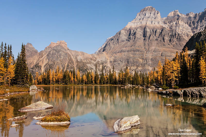 Image of Mount Huber, Hungabee Lake, Opabin Plateau