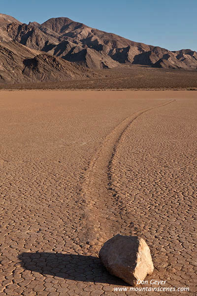 Image of sliding rock, The Racetrack, Death Valley