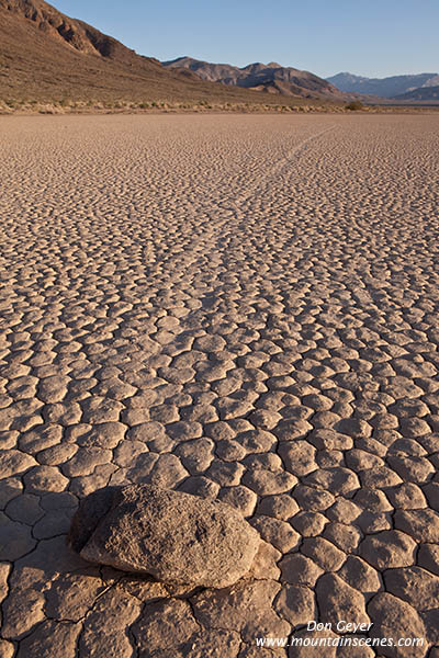 Image of The Racetrack, sliding rock, Death Valley