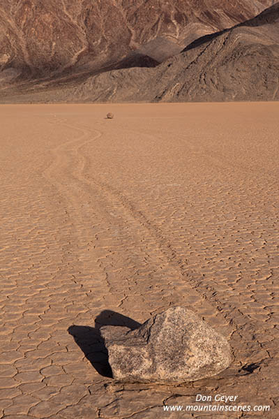 Image of sliding rock, The Racetrack, Death Valley