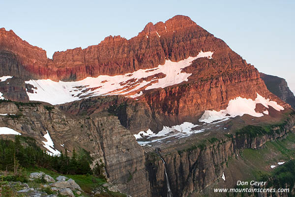 Image of Early light on Cathedral Peak.