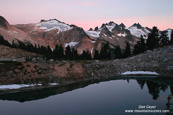 Image of Mount Hagan at Dusk