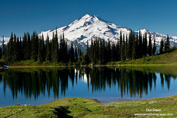 Image of Glacier Peak above Image Lake