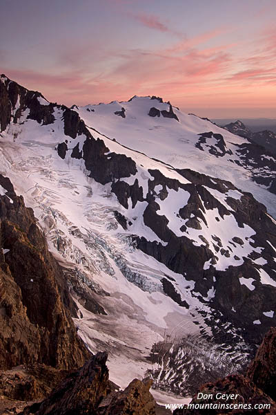 Image of Pink Skies over Mount Tom