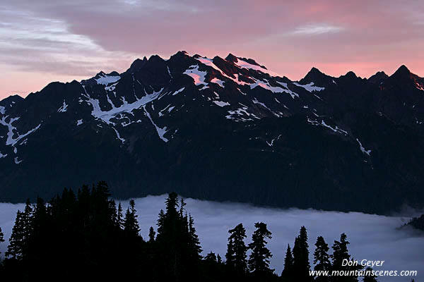 Image of Early Light on Mount Olympus