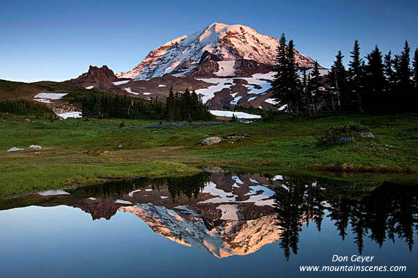 Image of Mount Rainier Reflection