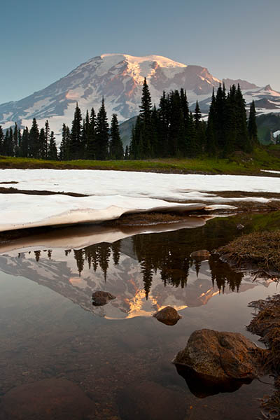 Image of Mount Rainier Reflection