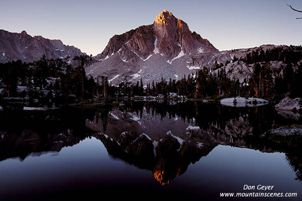 Emerald Lake Reflection at Sunset