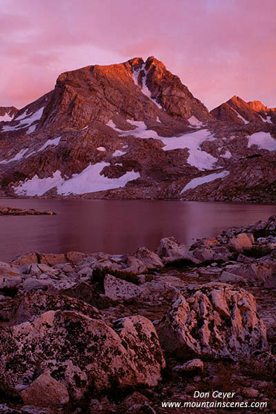 Muriel Peak at Sunset