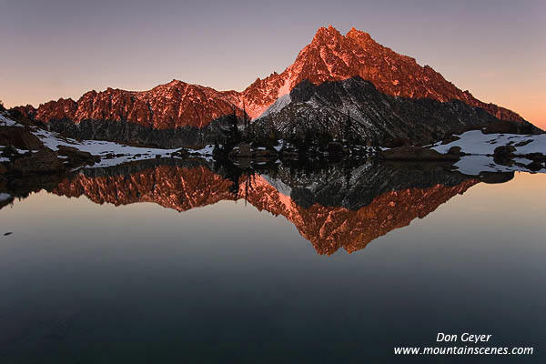 Image of Mount Stuart, Ingalls Lake, reflection