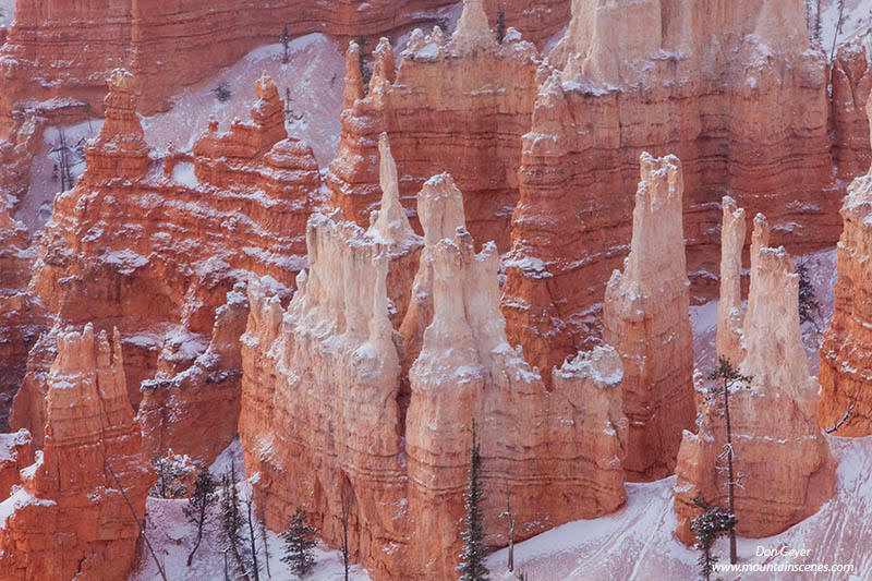 Image of Bryce Canyon, winter snow