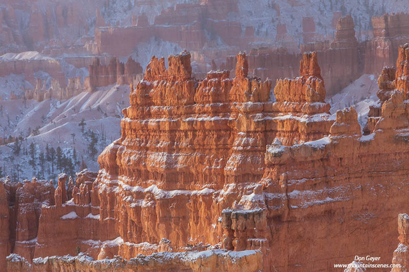 Image of Bryce Canyon, winter snow