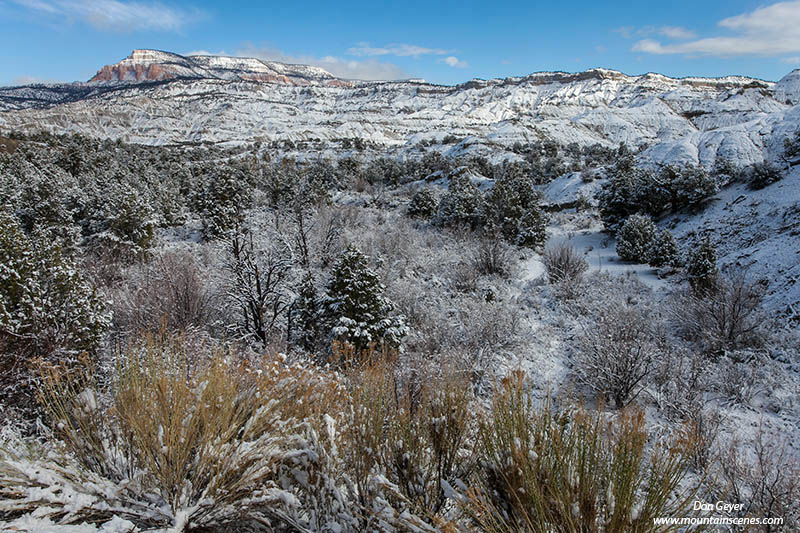 Image of Powell Point, snow, Esacalante