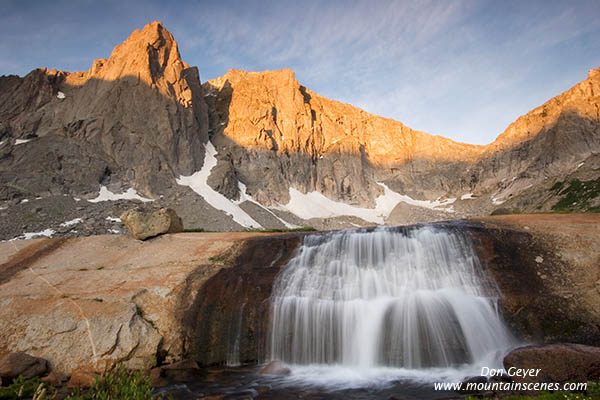 Picture of waterfall in Cirque of the Towers