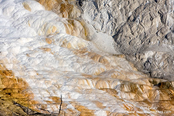 Image of Canary Spring, Mamoth Hot Springs, Yellowstone National Park.