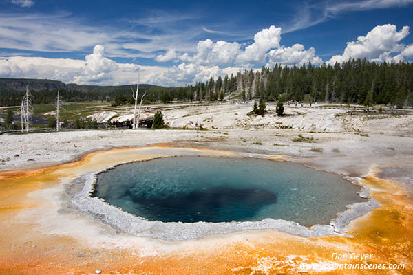 Image of Crested Pool, Yellowstone National Park.