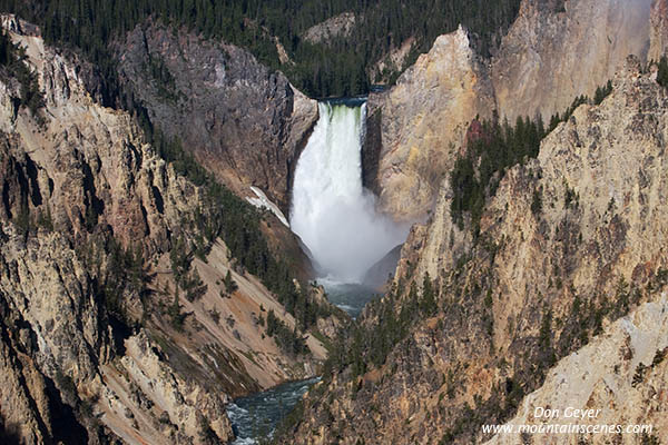 Image of Lower Falls, Grand Canyon of the Yellowstone, Yellowstone National Park.