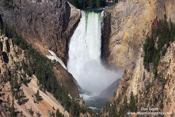 Image of Lower Falls, Grand Canyon of the Yellowstone, Yellowstone National Park.