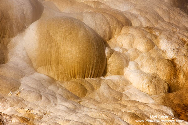 Image of Palette Spring, Mamoth Hot Springs, Yellowstone National Park.