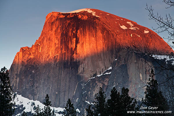 Sunset on Half Dome