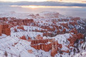 Image of Bryce Canyon in winter