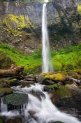 Image of Elowah Falls, Columbia River Gorge