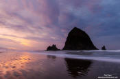 Image of Cannon Beach at sunrise