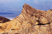 Image of Manly Beacon from Zabriske Point, Death Valley