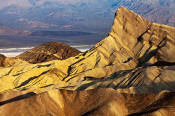 Image of Manly Beacon from Zabriske Point, Death Valley