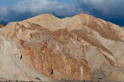 Image of storm clouds over Amargosa Range, sunrise, Death Valley