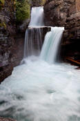 Image of St. Mary Falls in Glacier National Park.