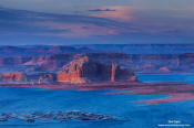 Image of Lake Powell at sunset