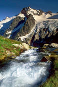 Image of Dome Peak from White Rock Lakes, North Cascades