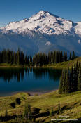 Image of Glacier Peak above Image Lake