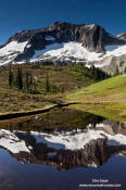 Image of reflection  near Lyman Lakes.